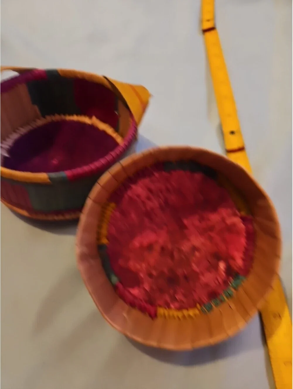 Ethiopian Harari Injera Leather Basket Agelgil Rare Vintage